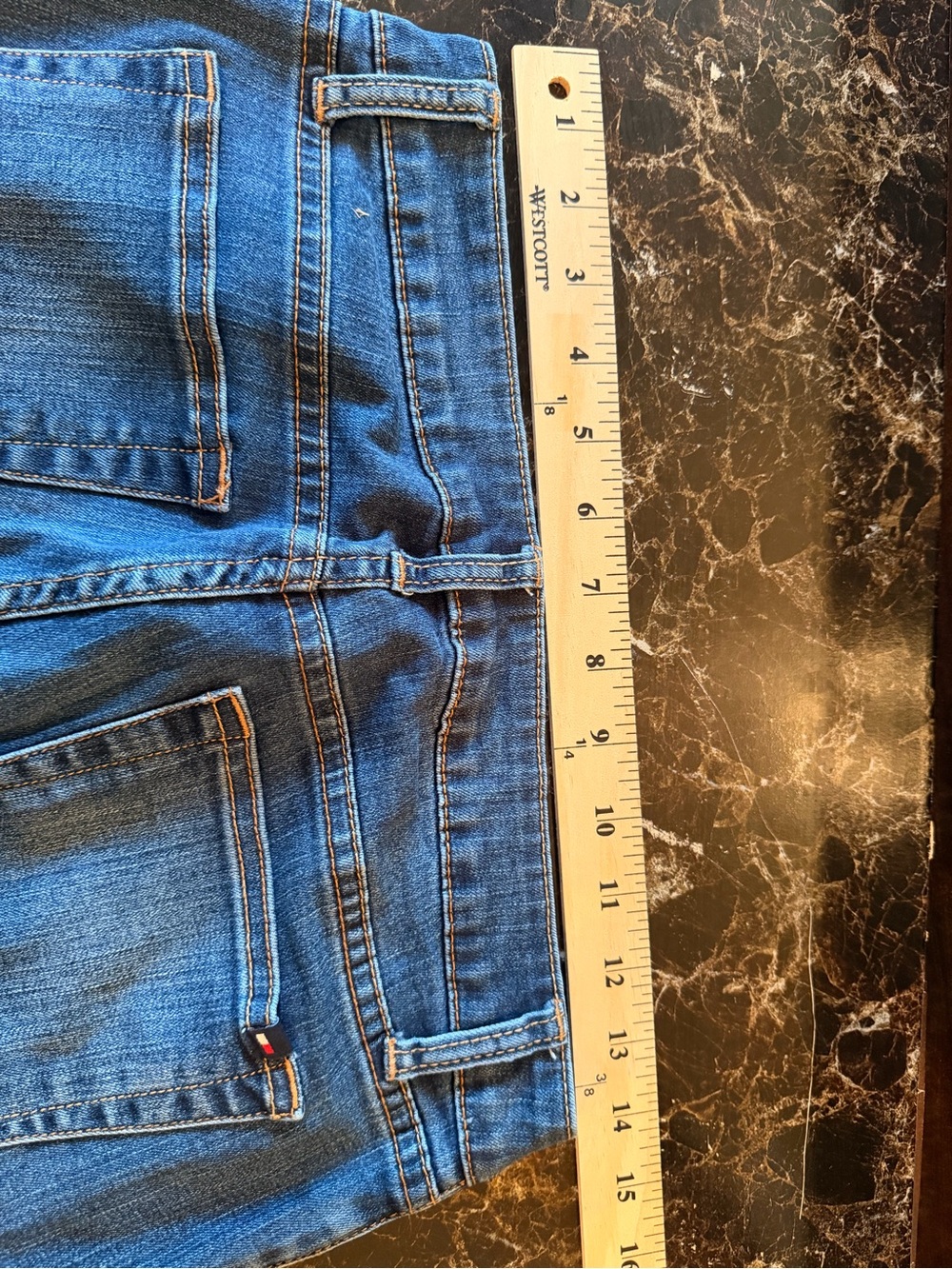 Tommy Hilfiger Women’s Slim Straight Stretch Jeans Blue Medium Wash Size 3/15 - Picture 6 of 8